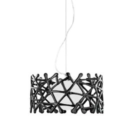 Φωτιστικό Οροφής Κρεμαστό 06152 1x15W LED E27 40x45cm Black Luma