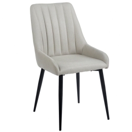 Καρέκλα Μεταλλική Julia 11.1639 49(56)x59x90cm Beige Zita Plus