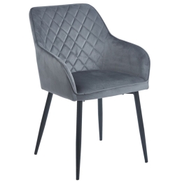Πολυθρόνα Siena 11.1700 54x58x82cm Grey Zita Plus
