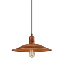 Φωτιστικό Οροφής Κρεμαστό 00045-06 E27 LED D40cm Copper Luma