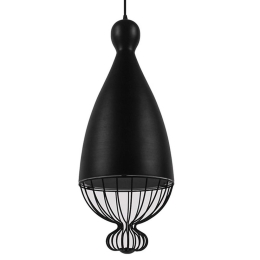 Φωτιστικό Οροφής Carnel 01106 Black GloboStar Μέταλλο
