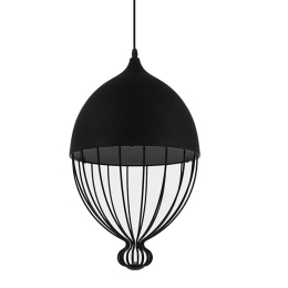 Φωτιστικό Οροφής Canario 01107 Black GloboStar Μέταλλο