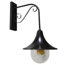 Φωτιστικό Τοίχου-Απλίκα Anniel Black 01123 Black GloboStar Μέταλλο