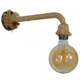 Φωτιστικό Τοίχου-Απλίκα Cenadel 01135 Bronze GloboStar Μέταλλο