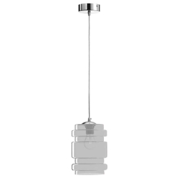 Φωτιστικό Οροφής Κρεμαστό 01023 E27 19x26cm Clear Luma