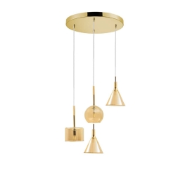 Φωτιστικό Οροφής Κρεμαστό 114-01047-09 4xG9 D30cm Amber Luma