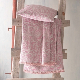 Ριχτάρι Beatris Pink Ρυθμός Πολυθρόνα 160x180cm Βαμβάκι-Πολυέστερ