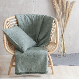 Ριχτάρι Dante Olive Ρυθμός Πολυθρόνα 160x180cm Βαμβάκι-Πολυέστερ
