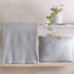 Ριχτάρι Tusca Grey Ρυθμός Τετραθέσιο 180x330cm Βαμβάκι-Πολυέστερ
