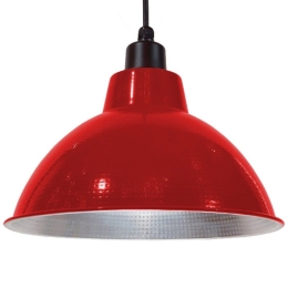 Φωτιστικό Οροφής Louve Red 01177 GloboStar Μέταλλο