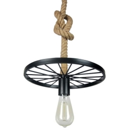 Φωτιστικό Οροφής Velo 01185 Black GloboStar Μέταλλο