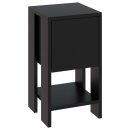 Κομοδίνο Ema 119-001219 30x30x55cm Black