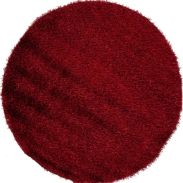 Χαλί Royal Shaggy A65R Red Royal Carpet 240X240cm Round