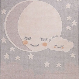 Χαλί Lila 56 Grey-Ivory Royal Carpet 133X190cm