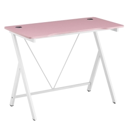 Γραφείο 12.0064 100x50x75cm Pink-White Zita Plus
