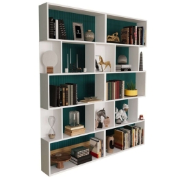 Βιβλιοθήκη Booky 120-000404 180x20x175cm White