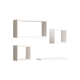 Ραφιέρα Τοίχου Babine 84x15x44cm White
