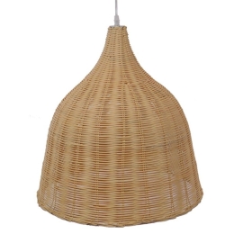 Φωτιστικό Οροφής D45 Nath 01203 Beige GloboStar Ψάθα