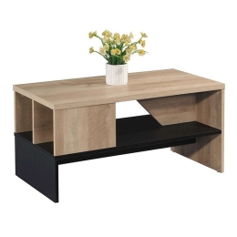 Τραπέζι Σαλονιού Naya 123-000159 93x46x43cm Natural-Anthracite