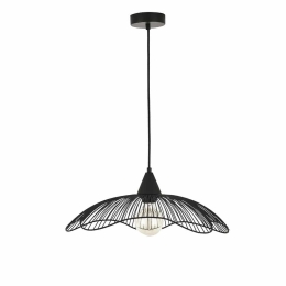 Φωτιστικό Οροφής Κρεμαστό 02310 E27 D45cm Black Luma