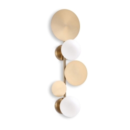 Φωτιστικό Τοίχου 01443.17 2xG9 59x24cm Gold Luma