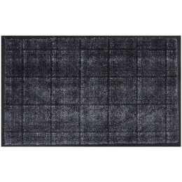 Πατάκι Εισόδου Soft & Design 607 Blocks 55X90cm Anthracite Sdim 55X90