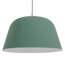 Φωτιστικό Οροφής Upvale 01285 Grey-Green GloboStar Μέταλλο