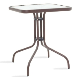 Τραπέζι Κήπου Watson 130-000005 60x60x70cm Brown