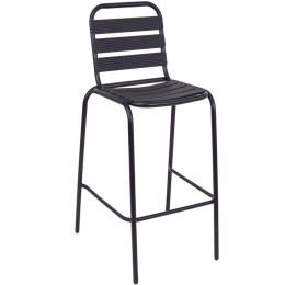 Σκαμπό Μπαρ Sussie 130-000056 58x58x111cm Black