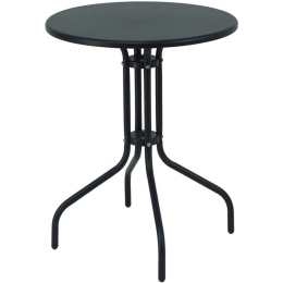 Τραπέζι Κήπου Vergo 130-000059 Φ60x70cm Black