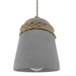 Φωτιστικό Οροφής Etesian 01319 Grey GloboStar Τσιμέντο