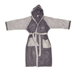 Μπουρνούζι Παιδικό Happy Smile Grey/Anthracite DimCol