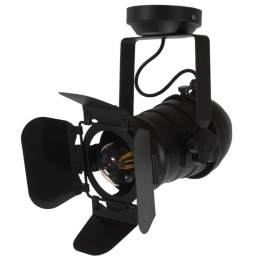 Φωτιστικό Οροφής Detroit 01372 Black GloboStar Μέταλλο