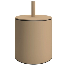 Κάδος Απορριμμάτων 5Lt 139-103 20x35cm Matte Beige Pam&Co Ανοξείδωτο Ατσάλι