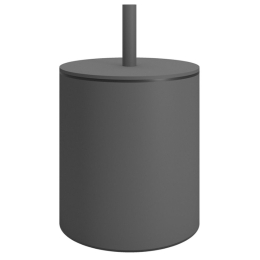 Κάδος Απορριμμάτων 5Lt 139-113 20x35cm Matte Anthracite Pam&Co Ανοξείδωτο Ατσάλι