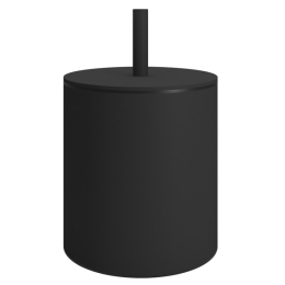 Κάδος Απορριμμάτων 5Lt 139-403 20x35cm Matte Black Pam&Co Ανοξείδωτο Ατσάλι