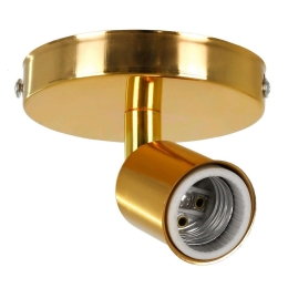 Φωτιστικό Οροφής - Σποτ Sara 00845 Φ10x10,3cm 1xE27 Gold GloboStar