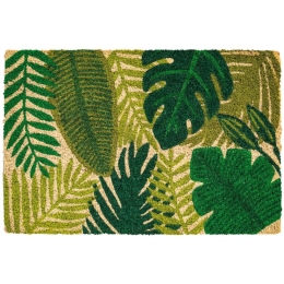 Πατάκι Εισόδου Ruco Print 786 Leaves 40X60cm Beige-Green Sdim 40Χ60