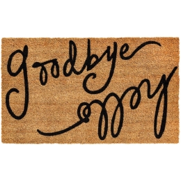 Πατάκι Εισόδου Ruco Print 624 Hello Goodbye 45X75cm Beige-Black Sdim 45X75