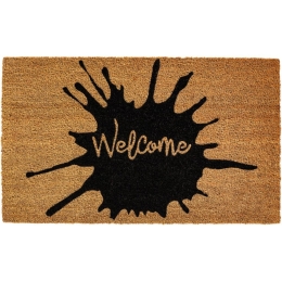 Πατάκι Εισόδου Ruco Print 627 Welcome Splash 45X75cm Beige-Black Sdim 45X75