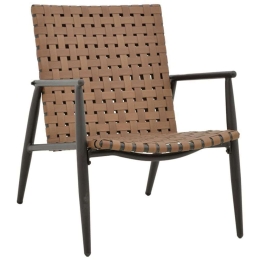 Πολυθρόνα Eamon 152-000050 73,5x62x77cm Black-Brown