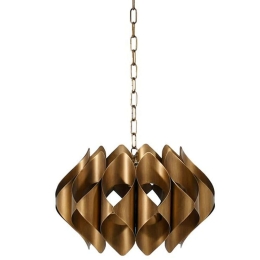 Φωτιστικό Οροφής 155-125-019 45x45x31cm 1xE27 60W Bronze-Black