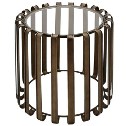 Τραπεζάκι Σαλονιού 157-124-049 48x45cm Bronze