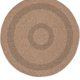 Χαλί Ψάθινο Avanos 8866 Black Round Royal Carpet 240X240cm Round