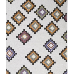 Χαλί Canvas 712 W White-Multi Royal Carpet 75X150cm Chenille