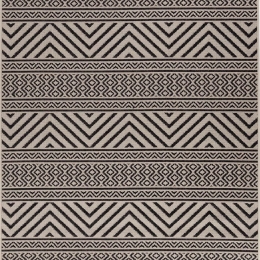 Χαλί Ψάθινο Flox 7525W Black Royal Carpet 67Χ140cm