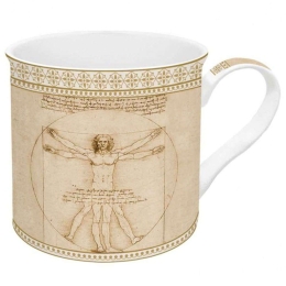 Κούπα Vitruvian Man 170LΕΟ2 300ml White-Beige Easy Life Πορσελάνη