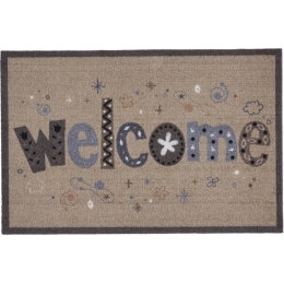 Πατάκι Εισόδου Impression 417 Welcome Fancy 40X60cm Beige Sdim 40Χ60