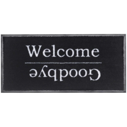 Πατάκι Εισόδου Emotion Xs 737 Welcome Goodbye 40X80cm Black Sdim 40X80