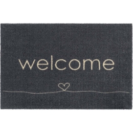 Πατάκι Εισόδου Ambiance 807 Welcome Heart 50X75cm Anthracite Sdim 50X75